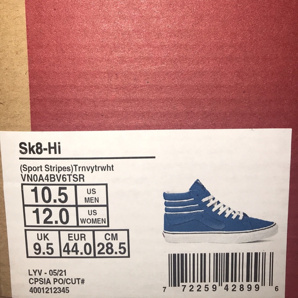 HighTop (blue) Vans